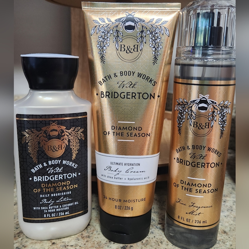 NWT Bath & Body Works x Btidgerton "Diamond of The Season" Bundle